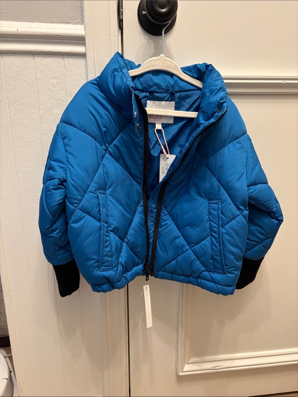 GB girls Bright Blue Quilted Puffer Jacket